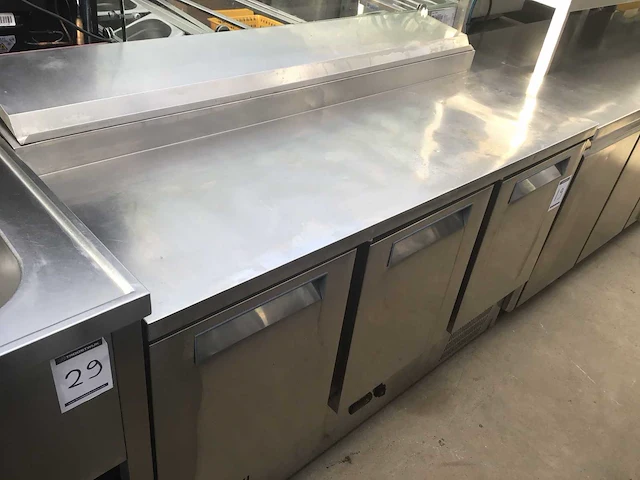 Gastro inox koelwerkbank met saladiere - afbeelding 2 van  4