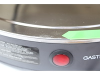 Gastronoma pizza oven voor 4 personen inclusief bakspatels bakplaat en pizzavorm keramiek/grijs - afbeelding 6 van  6