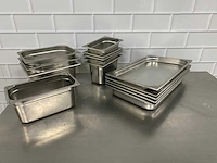 Gastronormbak rvs (15x) - afbeelding 1 van  2