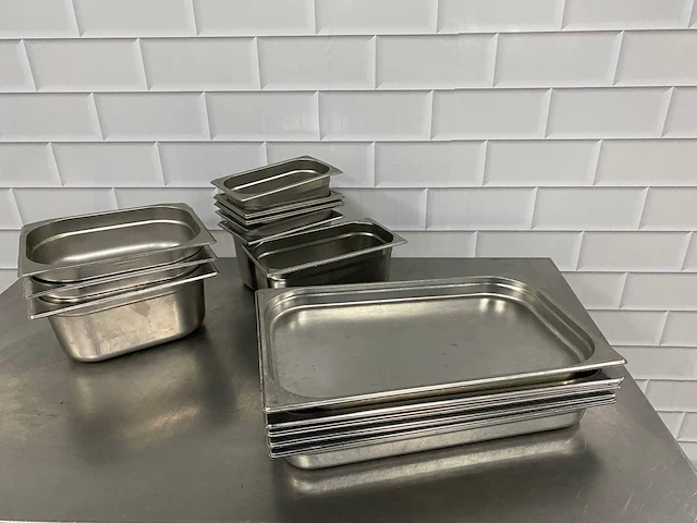 Gastronormbak rvs (15x) - afbeelding 2 van  2
