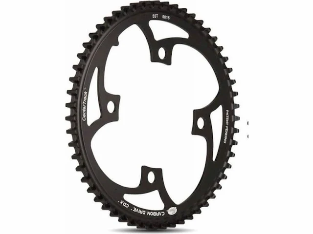 Gates cdx tandwiel 55t 4 gaats bcd 104 zwart - afbeelding 1 van  1