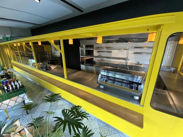 Gazi - lemmon yellow citroën 'h van' - food court inclusief keukenapparatuur - afbeelding 4 van  30