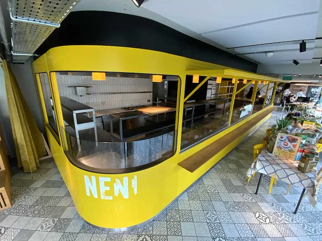 Gazi - lemmon yellow citroën 'h van' - food court inclusief keukenapparatuur - afbeelding 10 van  30