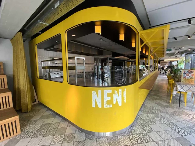 Gazi - lemmon yellow citroën 'h van' - food court inclusief keukenapparatuur - afbeelding 11 van  30