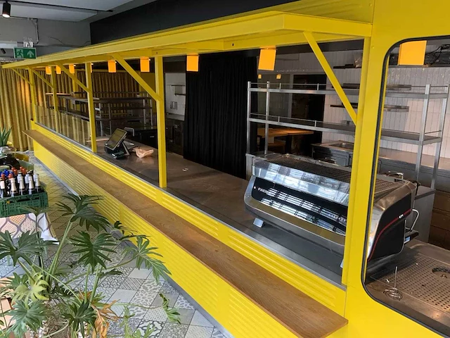 Gazi - lemmon yellow citroën 'h van' - food court inclusief keukenapparatuur - afbeelding 27 van  30