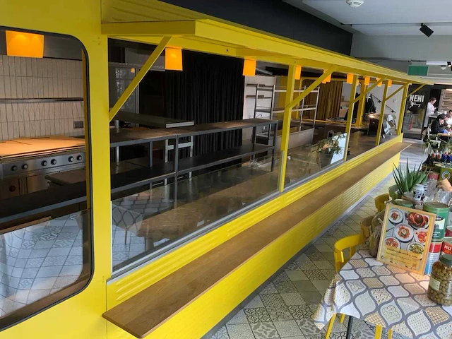 Gazi - lemmon yellow citroën 'h van' - food court inclusief keukenapparatuur - afbeelding 30 van  30