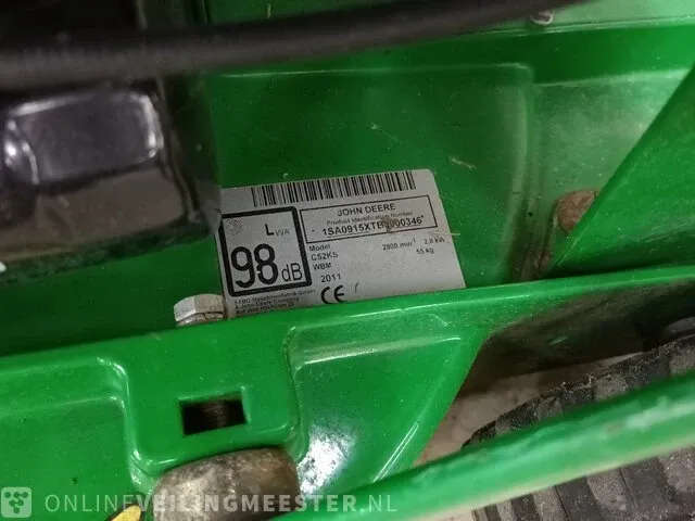 Gazonmaaier john deere, c52ks professional, bouwjaar 2011 - afbeelding 3 van  4