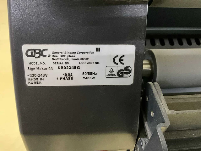 Gbc signmaker 44 rol laminator - afbeelding 6 van  8