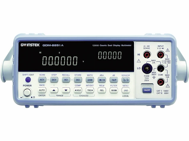 Gdm-8255a tafel-multimeter digitaal cat ii 500v display (counts): 20000 - afbeelding 2 van  4