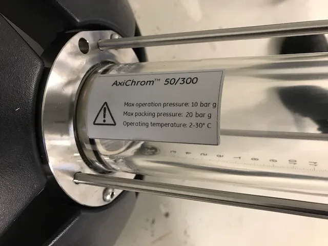 Ge axichrom 50/300 chromatografie kolom - afbeelding 4 van  6