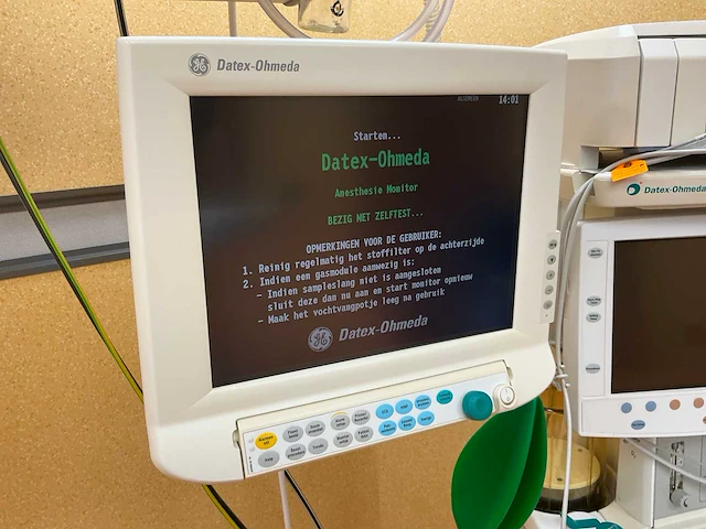 Ge datex ohmeda s/5 avance anesthesie machine - afbeelding 7 van  14