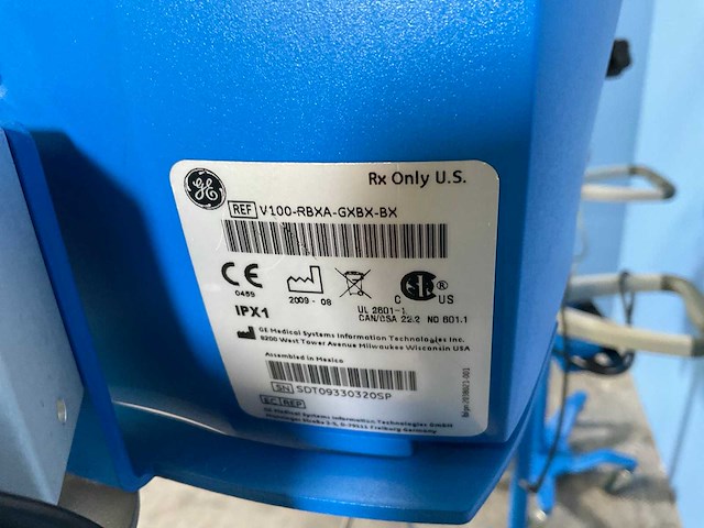 Ge heakthcare dynamap v100 bloeddrukmeter (6x) - afbeelding 3 van  15