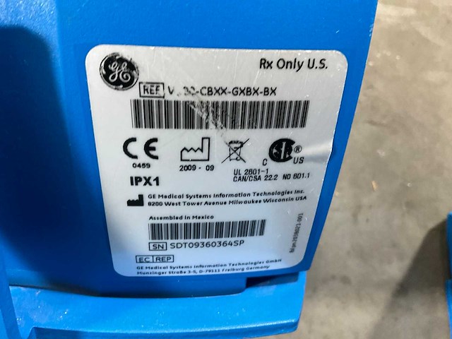 Ge heakthcare dynamap v100 bloeddrukmeter (6x) - afbeelding 7 van  15