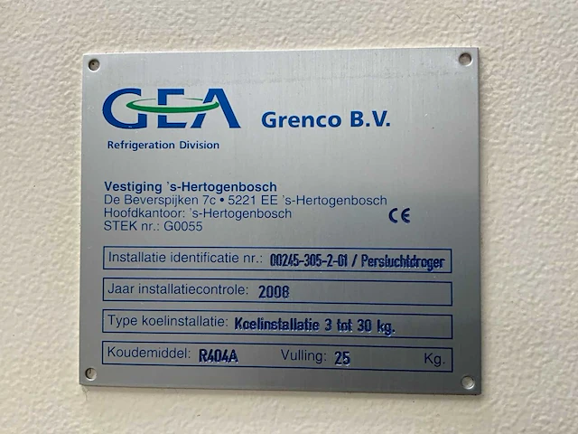 Gea deltech perslucht koeldroger - afbeelding 7 van  9