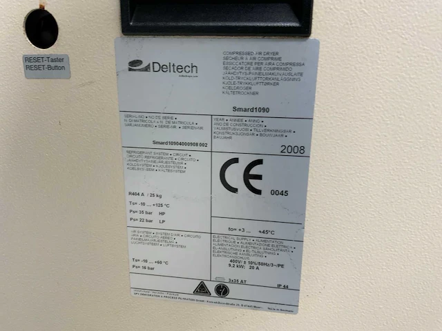 Gea deltech perslucht koeldroger - afbeelding 8 van  9