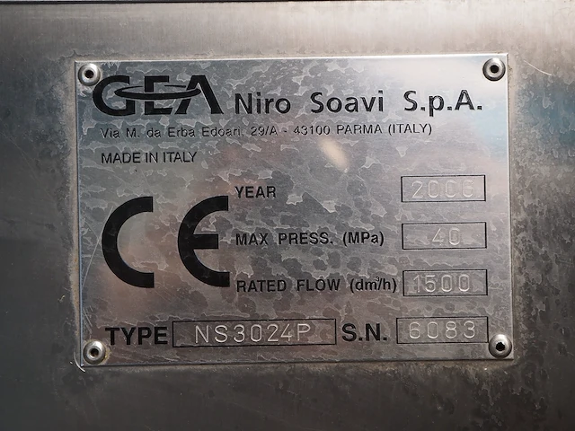 Gea / niro soavi s.p.a. - afbeelding 7 van  15