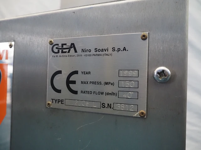 Gea niro soavi s.p.a. - afbeelding 2 van  10