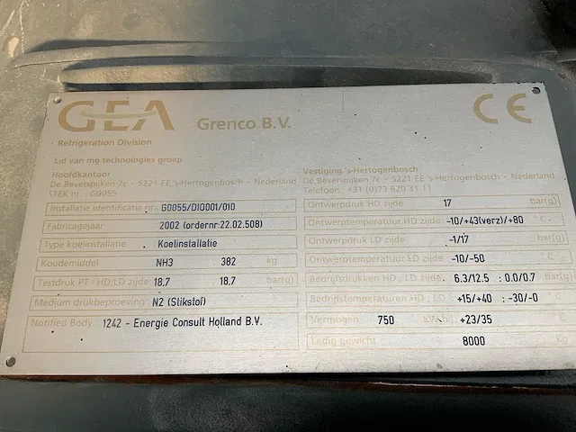 Gea/grasso chiller nh3/glycol - afbeelding 6 van  8
