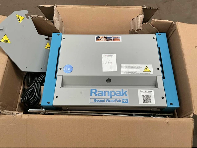 Geami wrappak verpakkingsmateriaal machine - afbeelding 1 van  4
