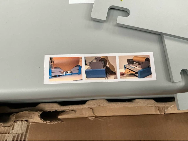 Geami wrappak verpakkingsmateriaal machine - afbeelding 3 van  4