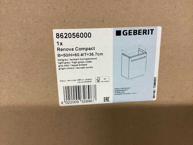 Geberit - renova compact - wastafelonderbouwkast - afbeelding 3 van  3