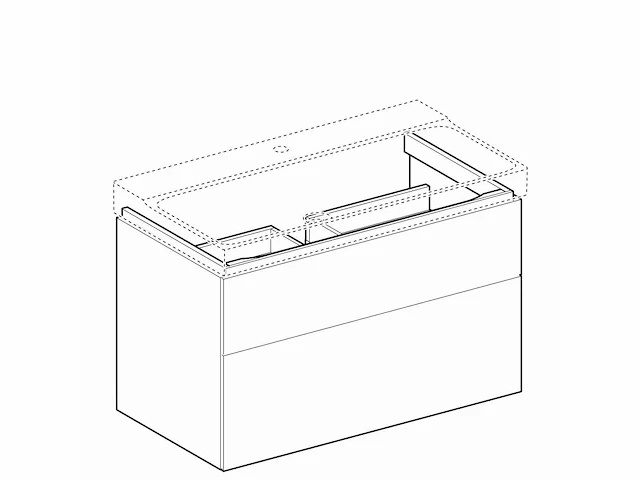 Geberit - xeno2 badmeubelset - afbeelding 5 van  12