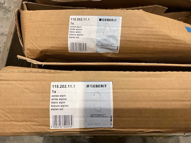 Geberit 115.202.11.1 urinoirscheidingswand (2x) - afbeelding 5 van  5
