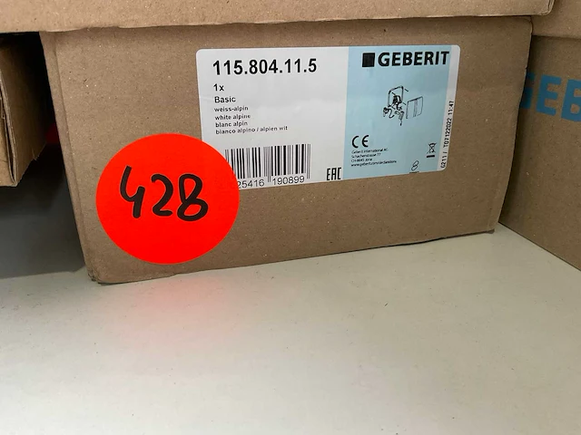 Geberit 115.804.11.5 urinoir bediening - afbeelding 2 van  2