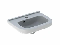 Geberit 300 basic fontein - 1 kraangat - met overloop (3x) - afbeelding 6 van  6
