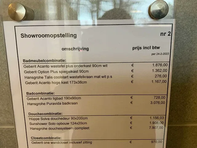 Geberit acanto kolomkast - afbeelding 5 van  5