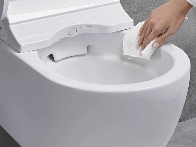 Geberit aquaclean tuma classic douchewc wand spoelrandloos glans wit - afbeelding 6 van  6