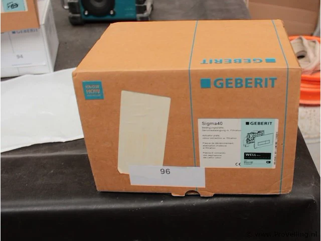 Geberit bedieningsplaat met geurafzuiging - afbeelding 3 van  4