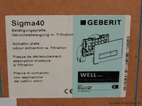 Geberit bedieningsplaat met geurafzuiging - afbeelding 4 van  4