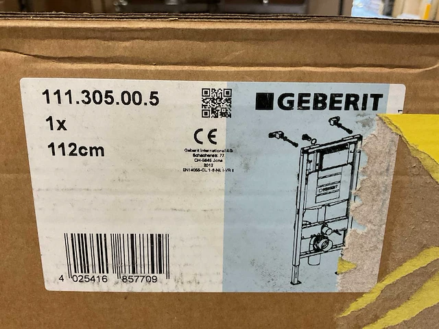 Geberit duofix sigma 12cm 111.305.00.5 inbouw reservoir - afbeelding 2 van  3