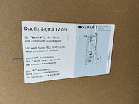 Geberit duofix sigma 12cm inbouwreservoir - afbeelding 3 van  5