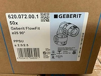 Geberit flowfit bocht fitting (100x) - afbeelding 4 van  4