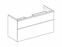 Geberit icon wastafelonderbouwkast m. 2 laden - afbeelding 3 van  6