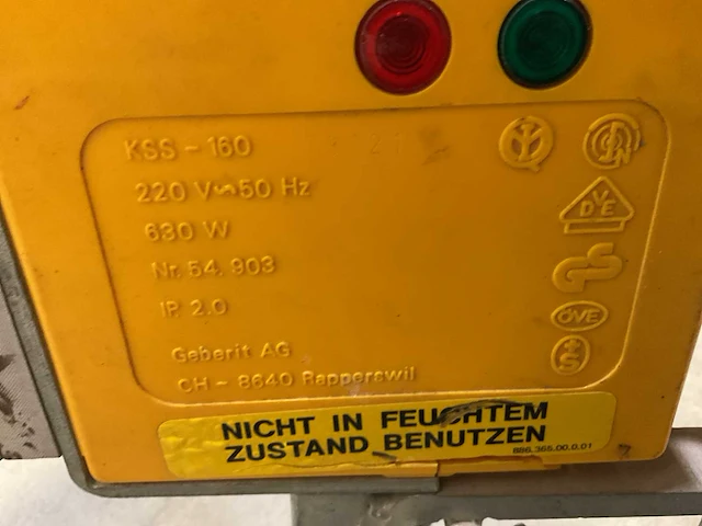 Geberit kss-160 lasspiegel - afbeelding 2 van  2