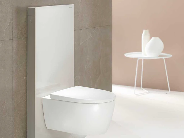 Geberit monolith module glas wit aluminium - afbeelding 1 van  5