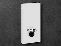 Geberit monolith module glas wit aluminium - afbeelding 3 van  5