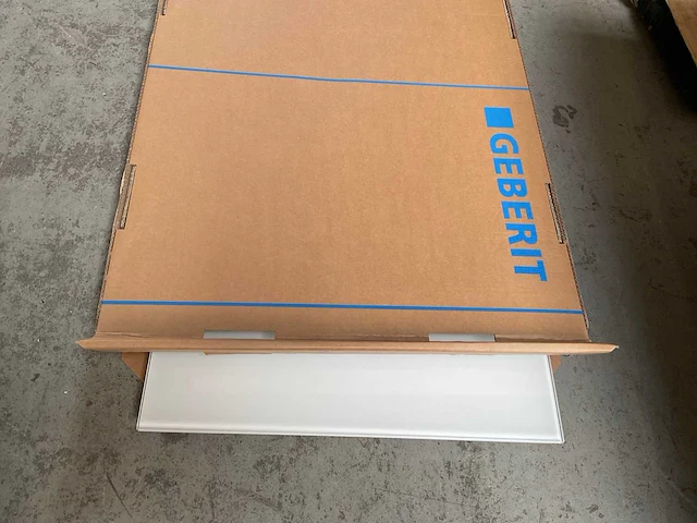 Geberit monolith module glas wit aluminium - afbeelding 4 van  5