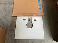 Geberit monolith module glas wit aluminium - afbeelding 5 van  5