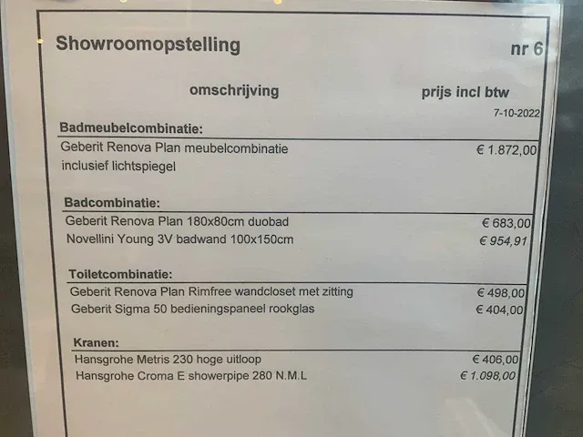 Geberit renova plan ligbad - afbeelding 5 van  5