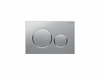 Geberit sigma 20 actuator plate high-gloss chrome/matte chrome - afbeelding 1 van  5
