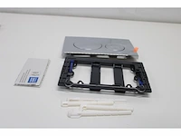 Geberit sigma 20 actuator plate high-gloss chrome/matte chrome - afbeelding 4 van  5