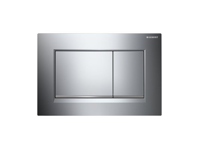Geberit sigma30 bedieningspaneel chroom/mat chroom 115883kh1 - afbeelding 1 van  4
