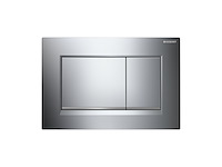 Geberit sigma30 bedieningspaneel chroom/mat chroom 115883kh1 - afbeelding 1 van  4