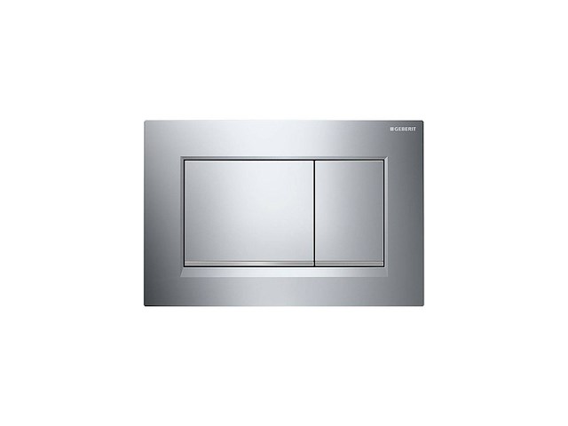 Geberit sigma30 bedieningspaneel chroom/mat chroom 115883kh1 - afbeelding 2 van  4