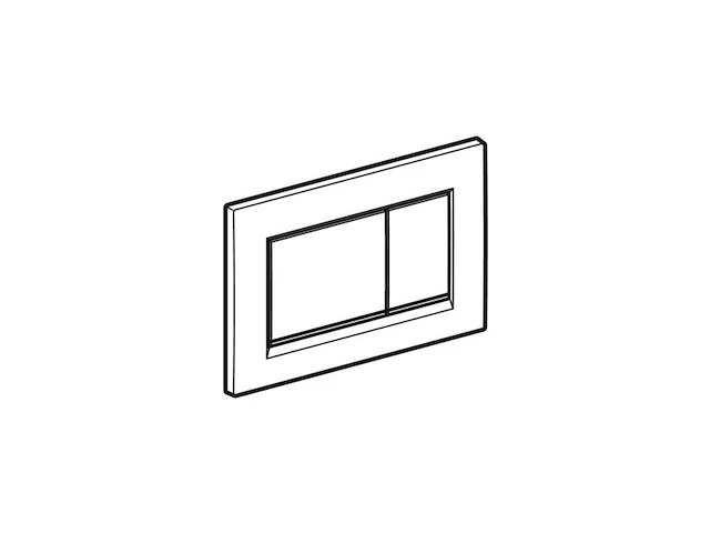 Geberit sigma30 bedieningspaneel chroom/matchroom 115883kh1 - afbeelding 3 van  4