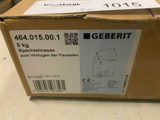 Geberit spachtel 5kg 464.015.00.1 (3x) - afbeelding 2 van  3
